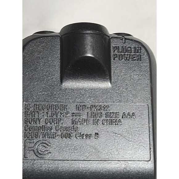 Sony ICD-PX312 Handheld Digital Voice Recorder Working Condition Needs Battery - Picture 7 of 7